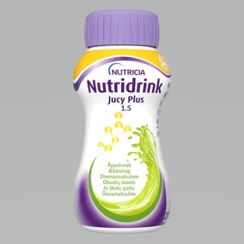 Nutridrink Jucy Plus Äpplesmak 4 x 200 ml Vnr 900902