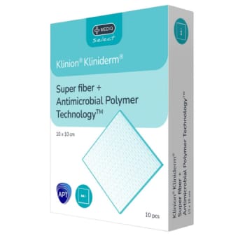 Kliniderm Super Fiber + APT, steril, 10 cm x 10 cm