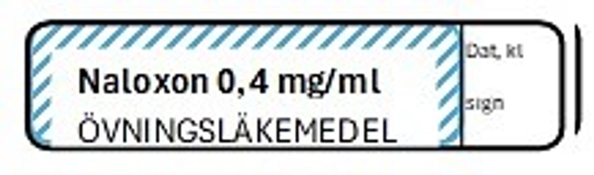 ETIKETT ÖVN NALOXON 0,4 MG/ML