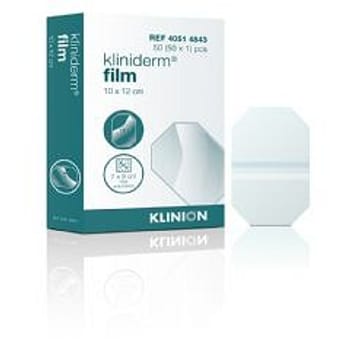 Kliniderm Film 10x12cm Semiperm, Polyuretan Steril
