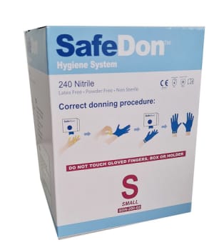 SafeDon Hygiene System Nitril 240 mm S 250 st