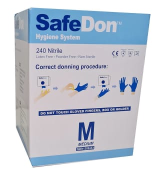 SafeDon Hygiene System Nitril 240 mm M 250 st