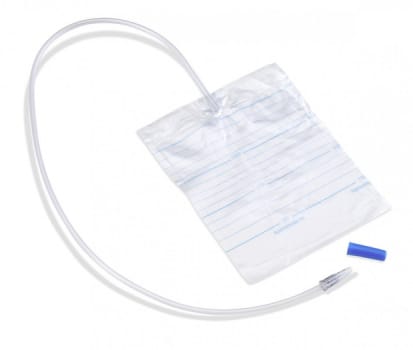 Urinpåse ej tömb CURIbag 10 cm Slang, 1500 ml