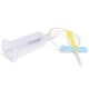 Vacutainer, blå, safety-lok, combo, 18 cm slange, steril, 23G x 3/4in, 0,6 mm x 19 mm