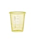 Eco, medicinbæger med graduering, gul, PP, 30 ml