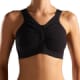 CareFix Post-Op Bra BH, Bianca velcrofrontlukning, sort, small