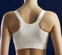 CareFix Post-Op Bra BH, Alice, frontluk. hægter, justerbar stropper, hvid, xx-large
