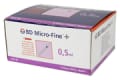 BD MicroFine, insulinsprøjte 0,5 ml med kanyle, steril, 8 mm x 0,30 mm (30G)