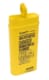 Sharpsafe, kanylebeholder, lommemodel, u/kanyleaftræk, gul, 200 ml