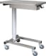 Assistancebord, Minimax, rustfrit , hæve-sænk og Ø 75mm hjul, 40 cm x 60 cm