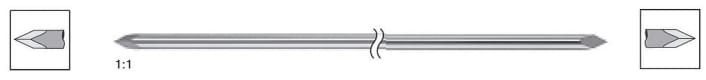 Medicon Kirschner 1,4 mm/15 cm te/te