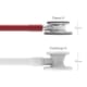 Stetoskop littmann classic 3 vinröd