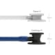 Stetoskop littmann cardiology iv diagnostik marinblå 6168