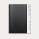 Almanacka Veckokalender Svart 2026 148x210mm Timindel 8-17