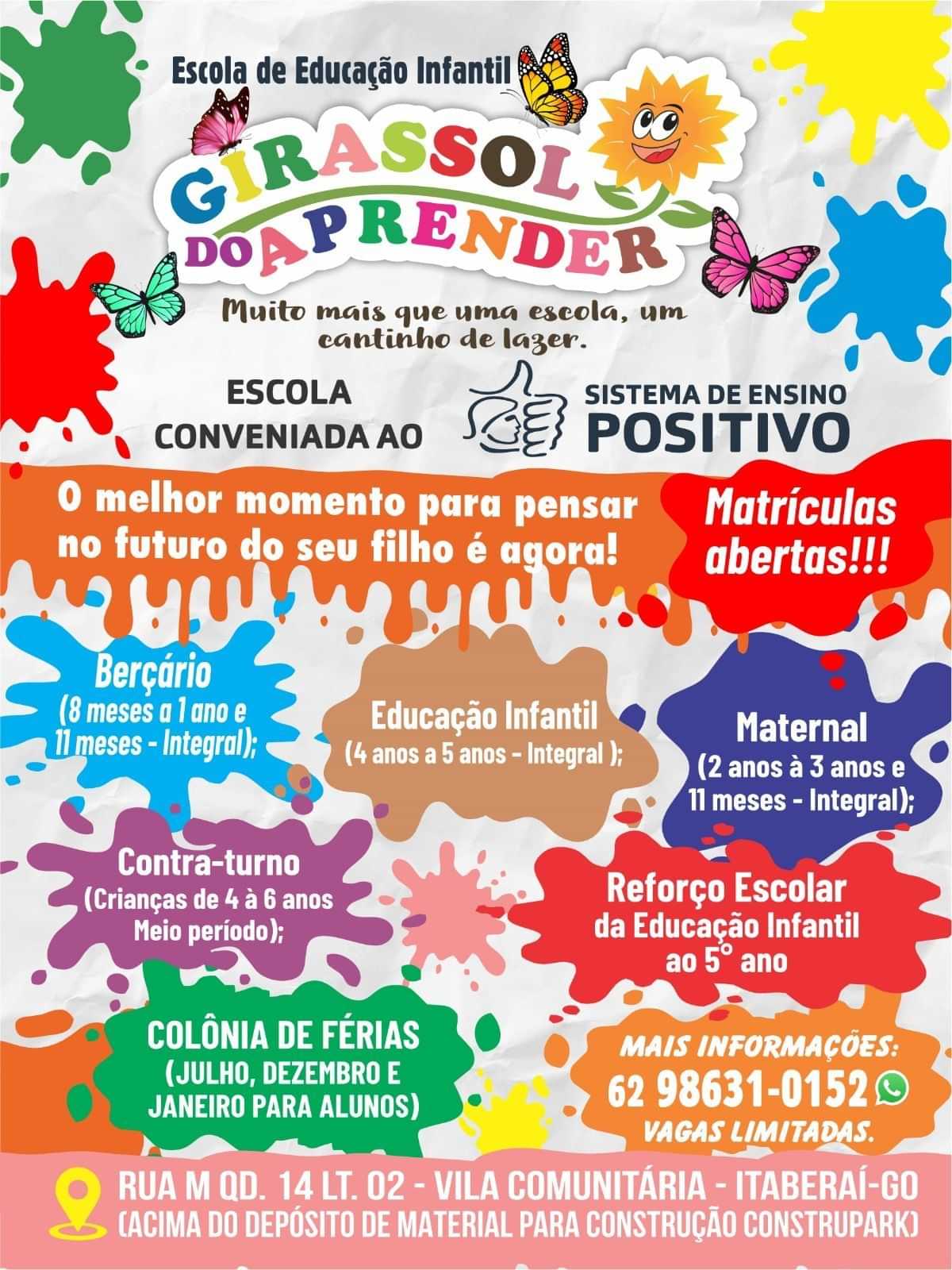  Girassol Do Aprender Escola De Educação Infantil 