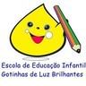 Logo Escola De Educação Infantil Gotinhas De Luz Brilhante
