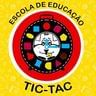 Logo Escola De Educação Infantil E Ensino Fundamental Tic Tac