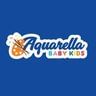Logo Aquarella Baby Kids - Berçário e Creche
