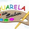 Logo Escola De Educação Infantil Aquarela Do Saber