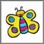 Logo - Logo Borboleta Amarelinha Escola