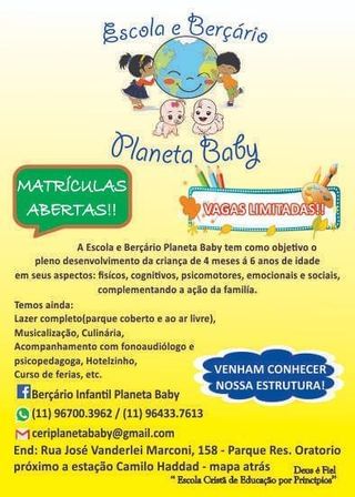 Escola Berçario Infantil Planeta Baby - Imagem 1