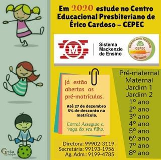 Centro Educ Presb De Erico Cardoso - Imagem 1