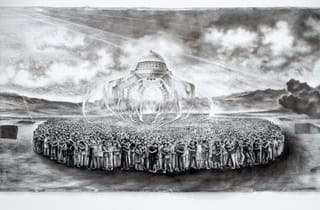 <span class="title"> In Heart we Trust</span><span class="year"> 2025</span>, <span class="medium">charcoal on canvas</span> <span class="title"> In Heart we Trust</span><span class="year"> 2025</span>, <span class="medium">charcoal on canvas</span>
