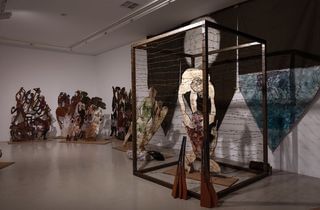 <span class="artist">Anna Boghiguian</span><span class="title"> The Uprooted</span><span class="year"> 2020</span>, <span class="medium">Mixed media installation, sound</span>, <span class="dimen dimen-notes">Dimensions variable</span>, <span class="notes">Photo: Carl Warner</span> <span class="artist">Anna Boghiguian</span><span class="title"> The Uprooted</span><span class="year"> 2020</span>, <span class="medium">Mixed media installation, sound</span>, <span class="dimen dimen-notes">Dimensions variable</span>, <span class="notes">Photo: Carl Warner</span>