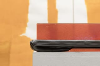 <span class="artist">d harding</span><span class="title"> Installation view All light, all air, all space at Goulburn Regional Art Gallery featuring D Harding, Bidjara, Ghungalu and Garingbal peoples, As I remember it (detail)</span><span class="year"> 2018</span>, <span class="medium">Chinese ink, dry pigment and gum arabic on fabriano paper</span>, <span class="dimen dimen-notes">9 parts, each 200 x 150 cm</span>, <span class="notes">Photograph: Silversalt Photography.</span>