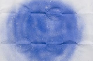 <span class="artist">d harding</span><span class="title"> 23 blue breaths</span><span class="year"> 2020</span>, <span class="medium">lapis lazulite, hematite, graphite on arches paper</span>, <span class="dimen">110 x 110 cm</span>