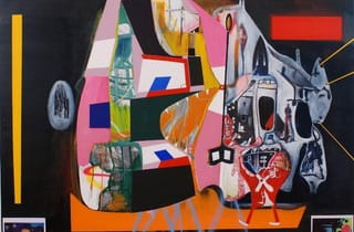 <span class="artist">Gareth Sansom</span><span class="title"> Temptation</span><span class="year"> 2008</span>, <span class="medium">Oil, enamel and collage on linen</span>, <span class="dimen dimen-notes">183 x 244 cm</span> <span class="artist">Gareth Sansom</span><span class="title"> Temptation</span><span class="year"> 2008</span>, <span class="medium">Oil, enamel and collage on linen</span>, <span class="dimen dimen-notes">183 x 244 cm</span>