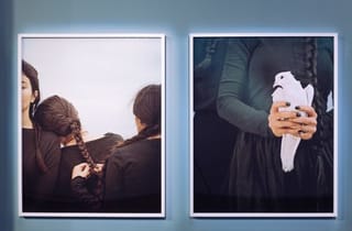 Installation View of Hoda Afshar: A Curve is a Broken Line at UQ Art Museum, Photo by Joe Ruckli  