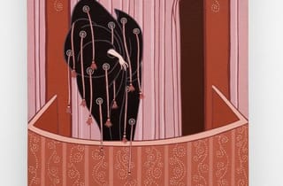 Gentle Orchestration, 2025, Acrylic on cotton, 41 x 31 cm Gentle Orchestration, 2025, Acrylic on cotton, 41 x 31 cm