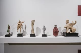 <span class="artist">Natalya Hughes</span><span class="title"> Installation view, Natalya Hughes: ‘The Interior’</span><span class="year"> 2022</span>, <span class="notes">Institute of Modern Art. Photography: Charlie Hillhouse</span>