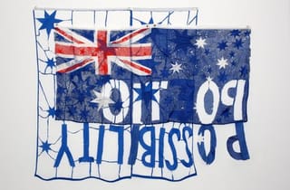 <span class="artist">Raquel Ormella</span><span class="title"> Poetic Possibility No. 2</span><span class="year"> 2012</span>, <span class="medium">Nylon</span>, <span class="dimen dimen-notes">156 x 215 cm</span> <span class="artist">Raquel Ormella</span><span class="title"> Poetic Possibility No. 2</span><span class="year"> 2012</span>, <span class="medium">Nylon</span>, <span class="dimen dimen-notes">156 x 215 cm</span>