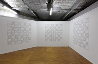 <span class="artist">Robert Hunter</span><span class="title"> Installation view of Untitled 1971/2011</span>, <span class="medium">Variable</span>, <span class="dimen dimen-notes">Acrylic on wall</span>