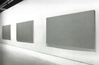 <span class="artist">Robert Hunter</span><span class="title"> Installation view, 'Carl Andre and Robert Hunter'</span><span class="year"> 1982</span>, <span class="notes">Newcastle Region Art Gallery</span>