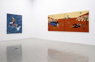 <span class="artist">Ryan Presley</span><span class="title"> Installation View</span><span class="year"> 2022</span>, <span class="notes">Photo by Carl Warner</span> <span class="artist">Ryan Presley</span><span class="title"> Installation View</span><span class="year"> 2022</span>, <span class="notes">Photo by Carl Warner</span>