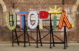 <span class="artist">Sam Cranstoun</span><span class="title"> Utopia</span><span class="year"> 2019</span>, <span class="medium">Aluminium, galvanised steel, vinyl</span>, <span class="dimen dimen-notes">Dimensions variable</span>, <span class="notes">The National 2019 Carriageworks, Sydney. Image Zan Wimberley.</span> <span class="artist">Sam Cranstoun</span><span class="title"> Utopia</span><span class="year"> 2019</span>, <span class="medium">Aluminium, galvanised steel, vinyl</span>, <span class="dimen dimen-notes">Dimensions variable</span>, <span class="notes">The National 2019 Carriageworks, Sydney. Image Zan Wimberley.</span>