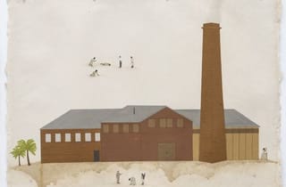 <span class="artist">Sancintya Mohini Simpson</span><span class="title"> The Plantation (detail)</span><span class="year"> 2022</span>, <span class="medium">Watercolour and gouache on handmade wasli paper</span>, <span class="dimen dimen-notes">6 panels, approx. 95 x 125 cm irreg. each 
190 x 375 cm overall</span> <span class="artist">Sancintya Mohini Simpson</span><span class="title"> The Plantation (detail)</span><span class="year"> 2022</span>, <span class="medium">Watercolour and gouache on handmade wasli paper</span>, <span class="dimen dimen-notes">6 panels, approx. 95 x 125 cm irreg. each 
190 x 375 cm overall</span>