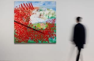 <span class="artist">Vivienne Binns</span><span class="title"> The aftermath and the ikon of fear, 1984–85,</span><span class="year"> 2022</span>, <span class="notes">installation view, On and through the Surface, Museum of Contemporary Art Australia, Sydney, image courtesy the artist, Museum of Contemporary Art Australia and Tate, with support from the Qantas Foundation in 2015© the artist, photograph Jacquie Manning</span>