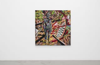 <span class="artist">Vivienne Binns</span><span class="title"> Installation view of &#039;The Adolescent is a boy?&#039;</span><span class="year"> 1984</span>, <span class="medium">Acrylic on canvas</span>, <span class="dimen">160 x 160 cm</span>