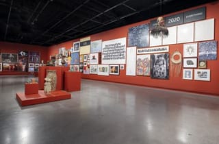 <span class="title"> ‘Collecting the Future: 50 years of the Griffith University Art Collection’, installation view, Griffith University Art Museum, Brisbane 2025. Photo: Carl Warner</span>
