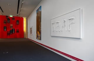 Installation view, OCCURRENT AFFAIR, UQ Art Museum, 2021. Reproduced courtesy of the artists. Photo: Carl Warner Installation view, OCCURRENT AFFAIR, UQ Art Museum, 2021. Reproduced courtesy of the artists. Photo: Carl Warner