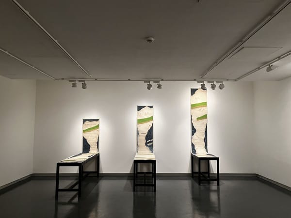 Installation view: Sharjah Biennial 16, Sharjah Art Museum, Arts Square, Sharjah. Image courtesy of Sharjah Art Foundation. Photo: Shafeek Nalakath Kareem Installation view: Sharjah Biennial 16, Sharjah Art Museum, Arts Square, Sharjah. Image courtesy of Sharjah Art Foundation. Photo: Shafeek Nalakath Kareem