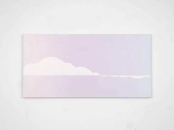 Cloud, cloud- 2, 2024, oil on linen, 50 x 100 cm