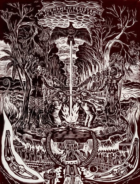 in the name of resistance we fight till the end