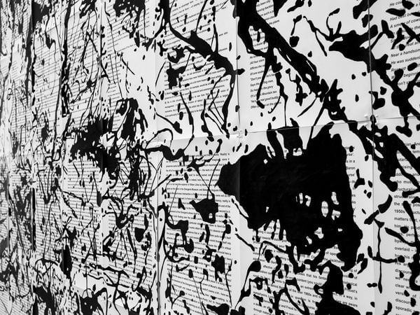 Picasso's Guernica in the style of Jackson Pollock, Essay I(I) Picasso's Guernica in the style of Jackson Pollock, Essay I(I)