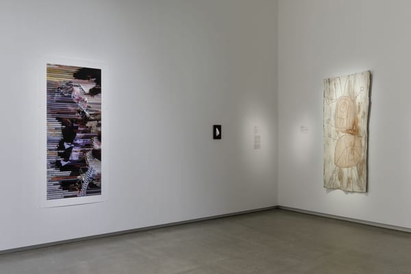 Installation view, TarraWarra Biennial 2021: Slow Moving Waters, TarraWarra Museum of Art.