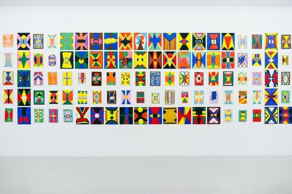 Installation view of Haus Yuriyal, 'Kuman / Shields' Installation view of Haus Yuriyal, 'Kuman / Shields'